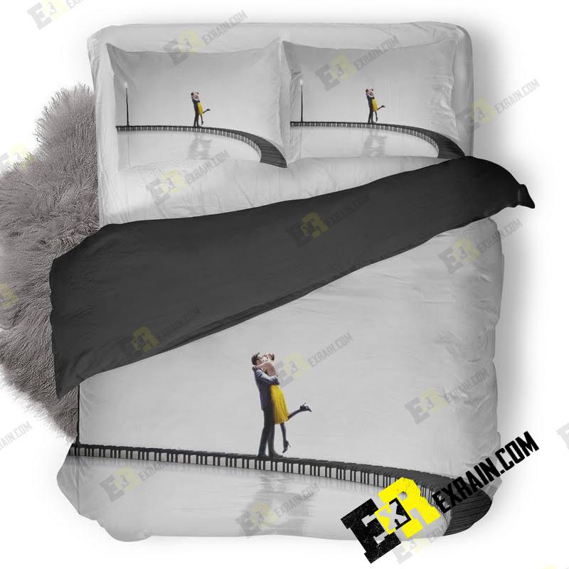 La La Land Emma Stone And Ryan Gosling Poster Rw 3D Customized Duvet Cover Bedding Set