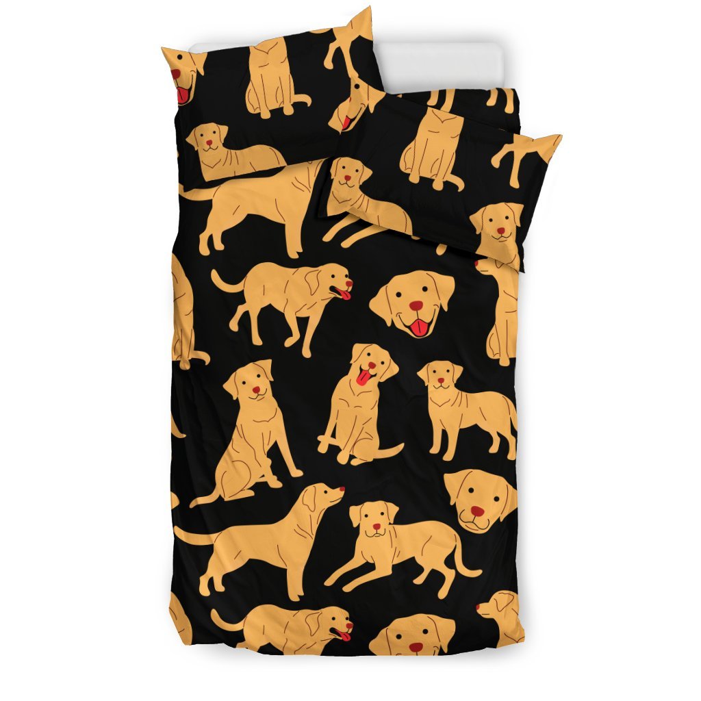 Labrador Retriever Black 3D Customized Duvet Cover Bedding Set