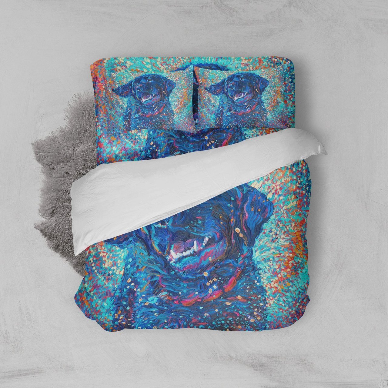 Labrador Retrievers Dog A Duvet Cover Bedding Set
