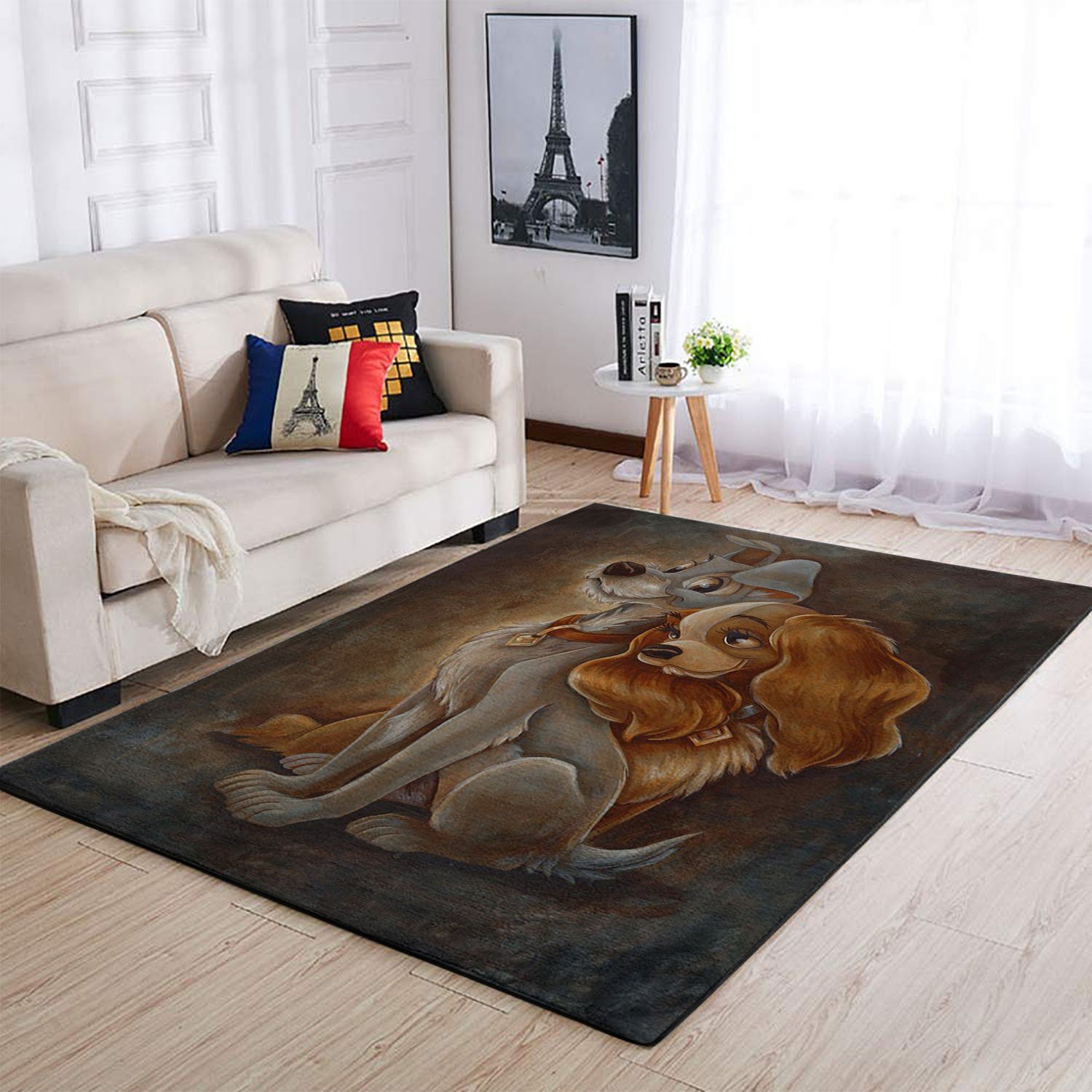 Lady And The Tramp Area Rectangle Rug