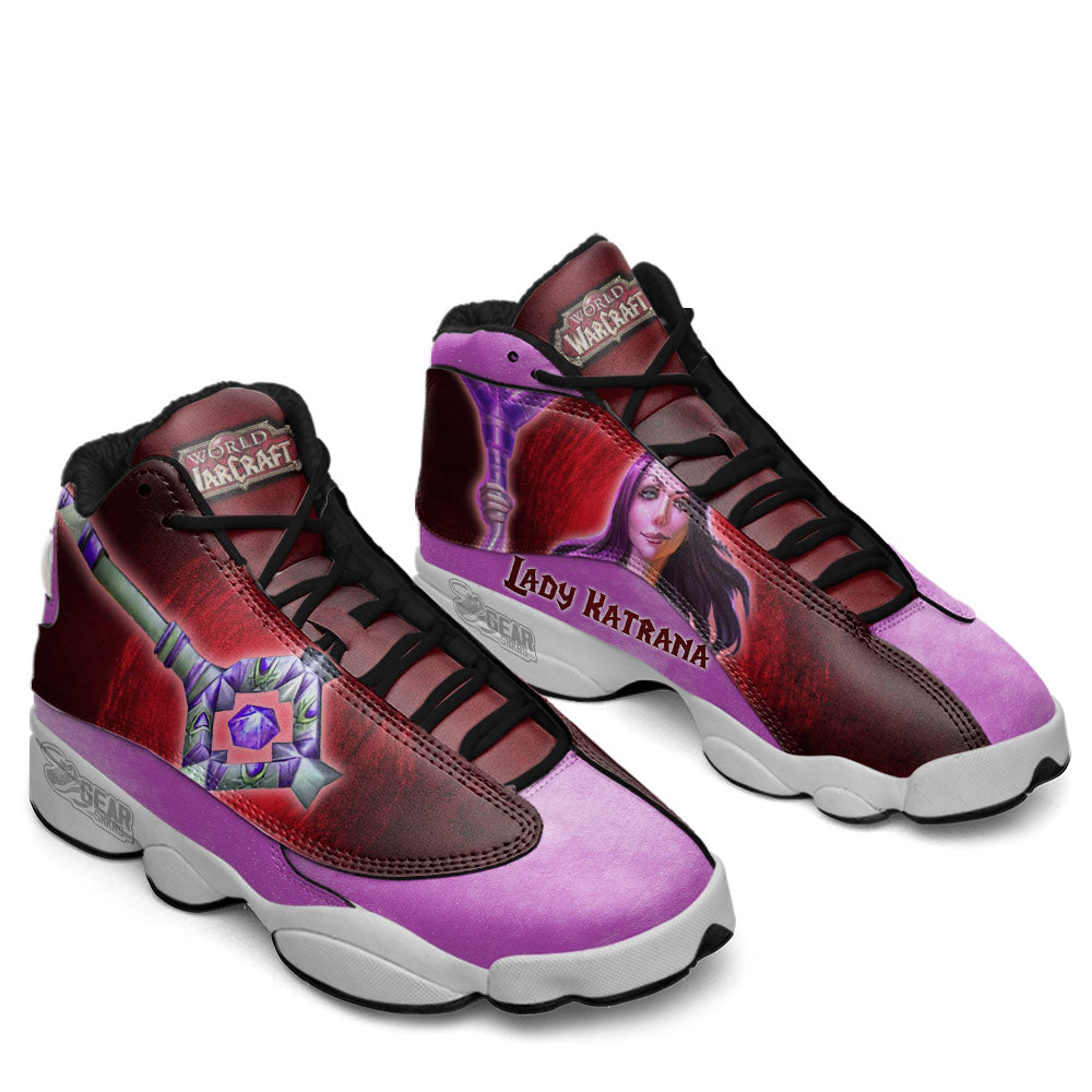 Lady Katrana JD13 Sneakers World Of Warcraft Custom Shoes