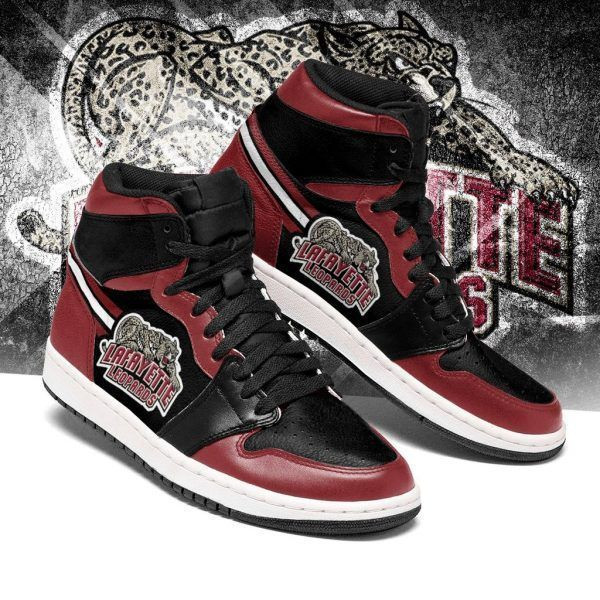 Lafayette Leopards NCAA Team Sneakers Gift For Fans High Top Air Jordan Sneaker, Air Jordan Hightop