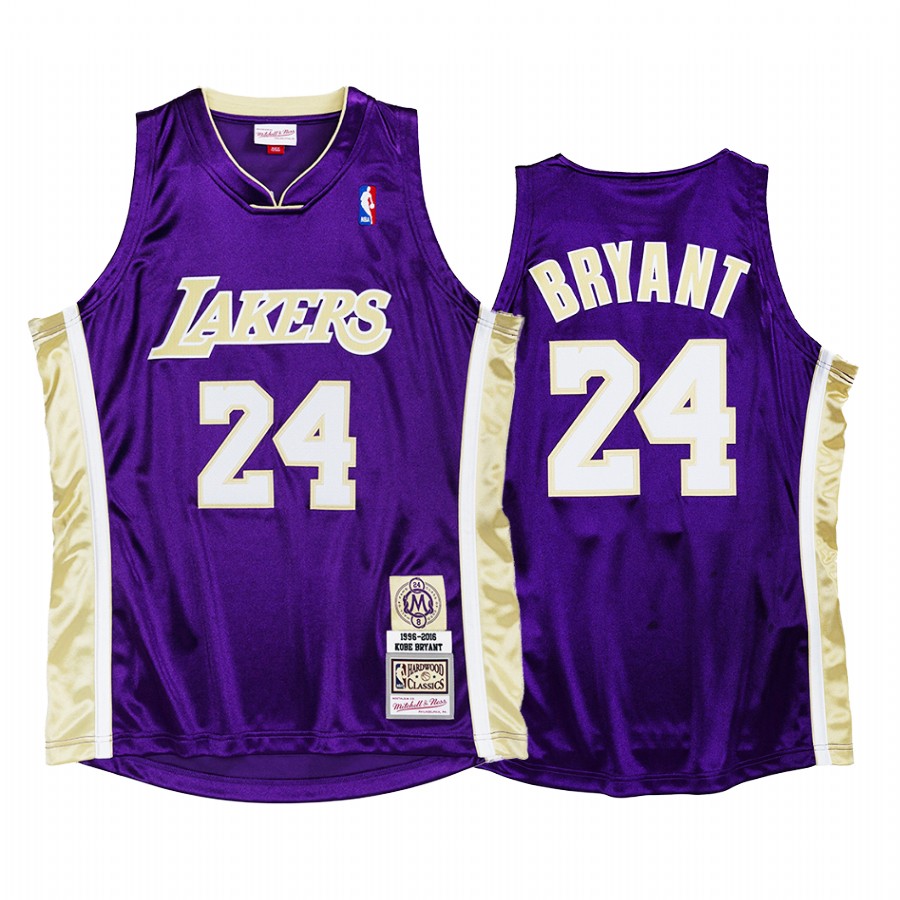 Lakers Kobe Bryant #24 Purple Hall of Fame Jersey