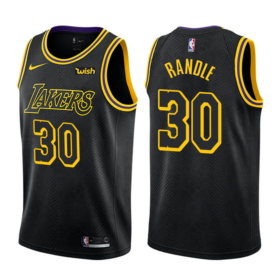 Lakers Male Julius Randle #30 City Edition Black Jersey