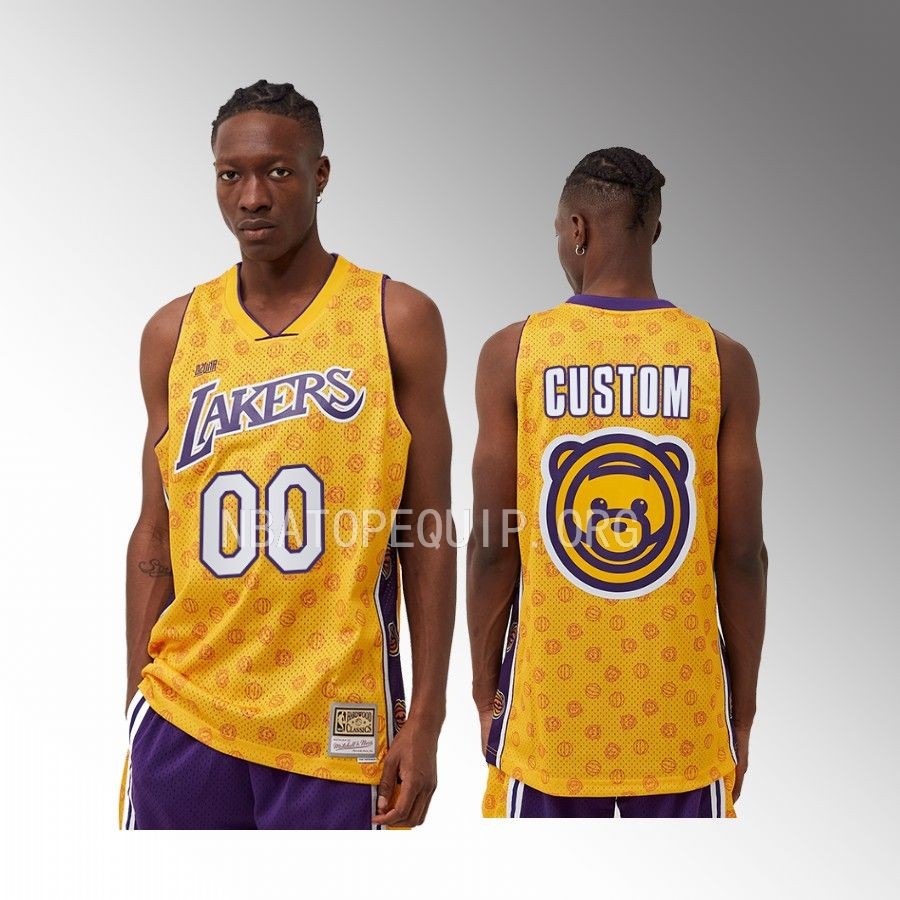 Lakers OZUNA X MN Custom Yellow Jersey #00 Swingman