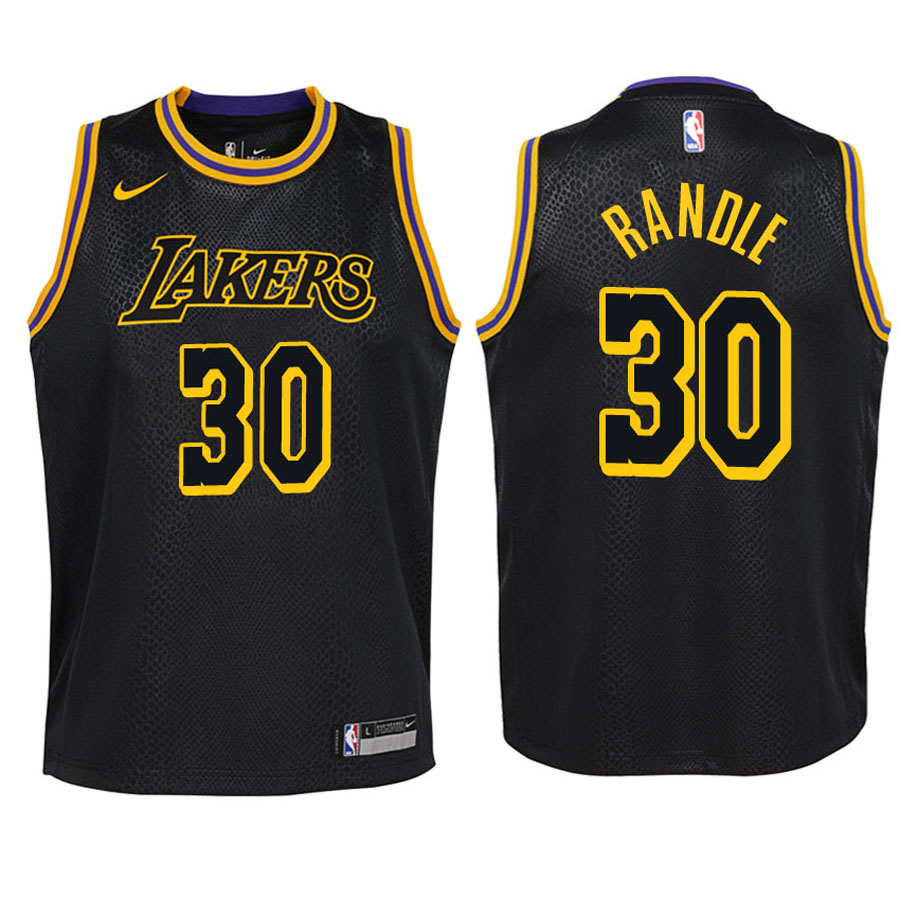 Lakers Youth Julius Randle #30 City Edition Black Jersey