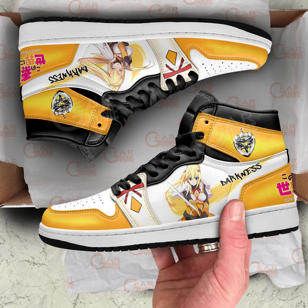 Lalatina Dustiness Ford JD1s Sneakers KonoSuba Anime Shoes, Air Jordan Hightop