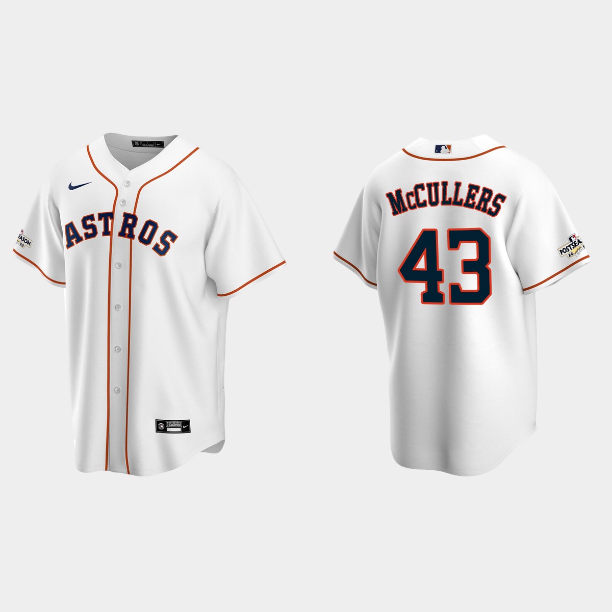 Lance McCullers Houston Astros 2022 Postseason Jersey - White