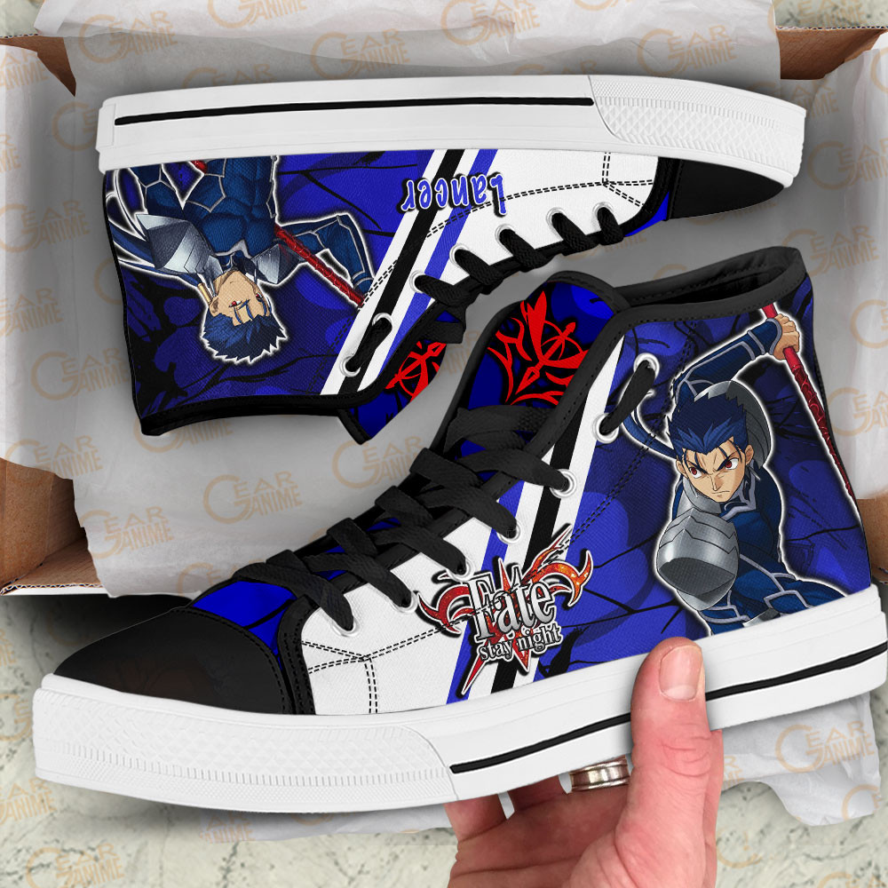 Lancer High Top Shoes Custom Fate Stay Night Sneakers