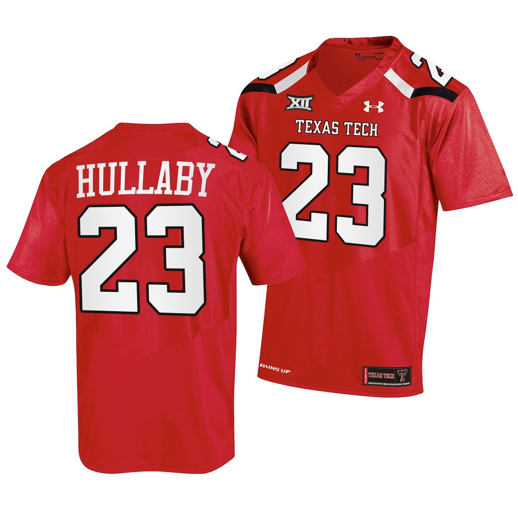 Landon Hullaby Texas Tech Red Raiders College Red Men 23 Jersey 2022-23