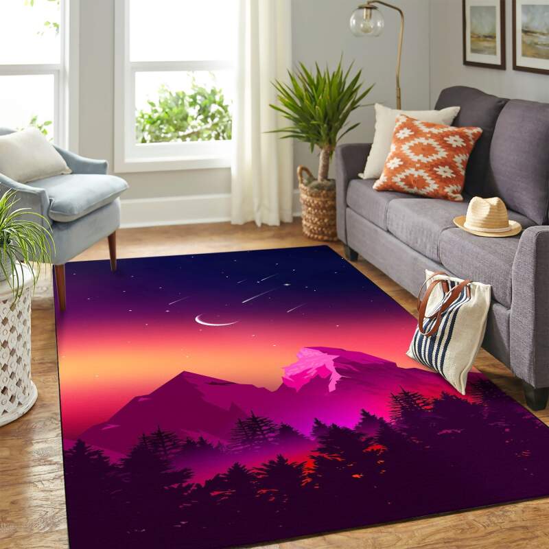 Landscape Carpet Rectangle Rug