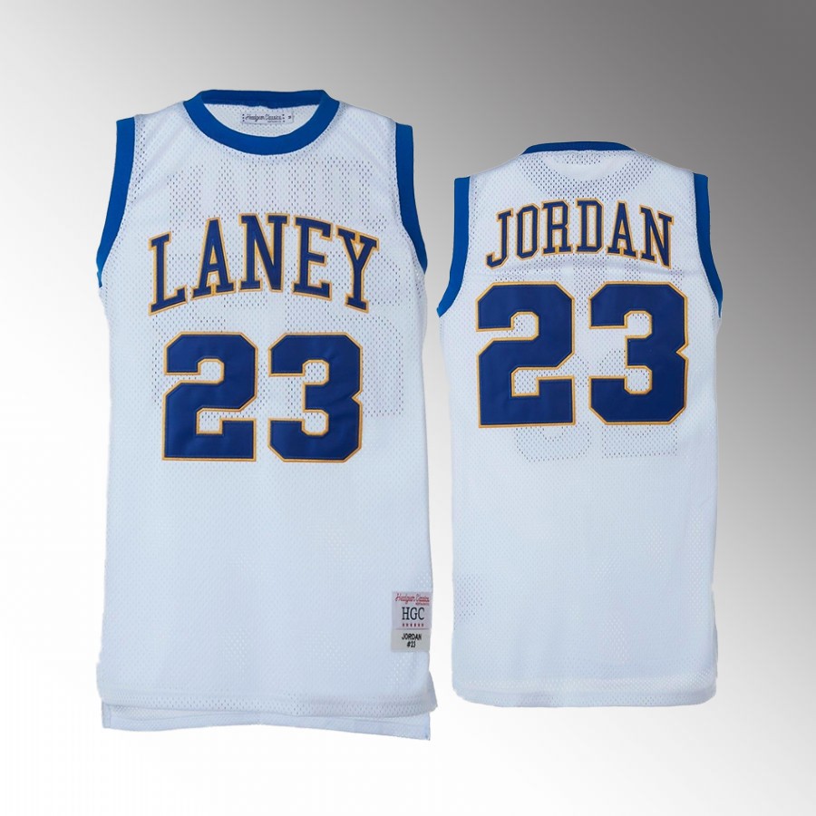 Lane Michael Jordan High School Jersey 23 White