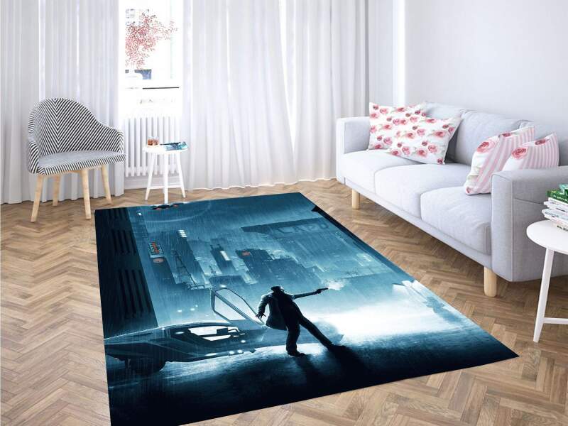Lapd Blade Runner Carpet Rectangle Rug