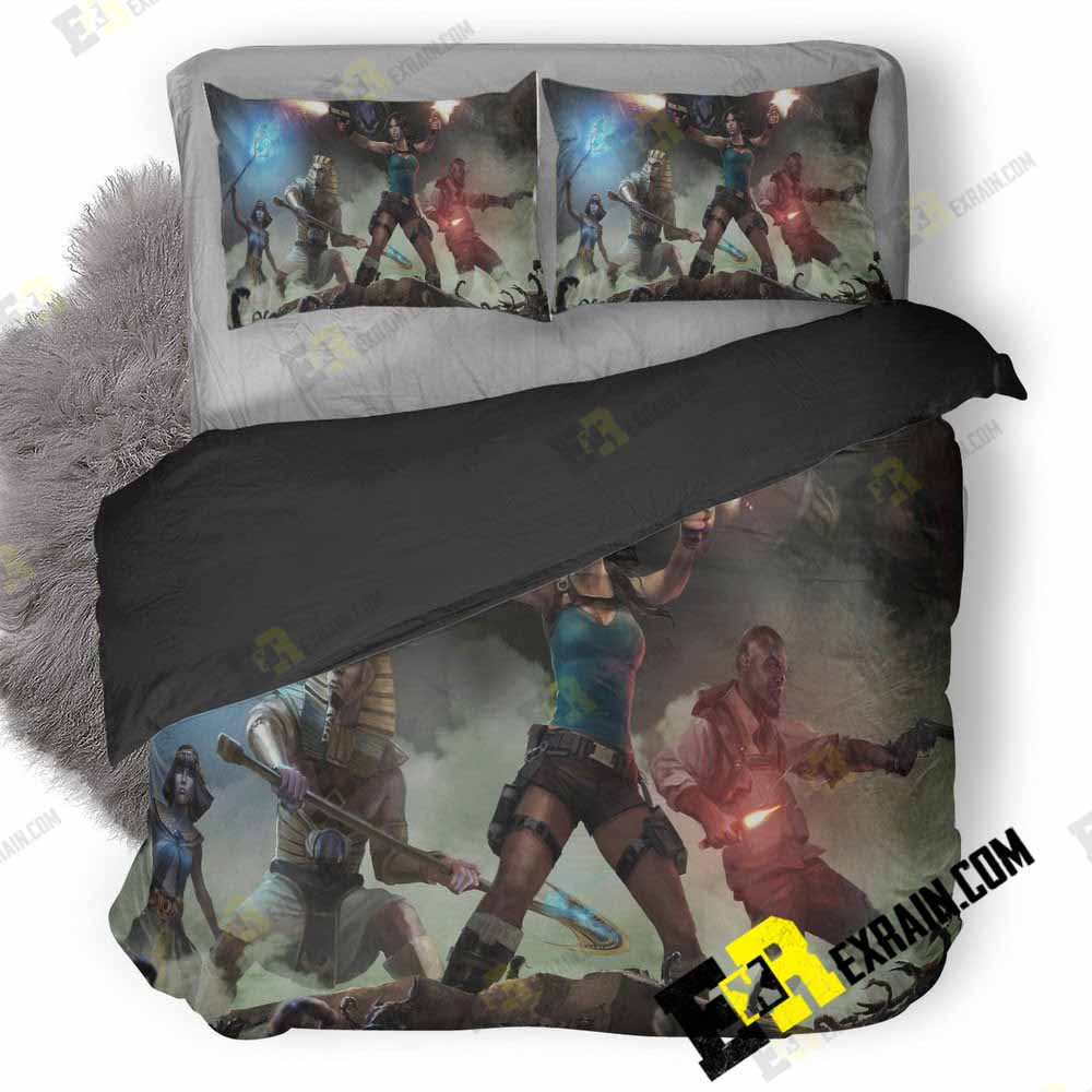 Lara Croft And The Temple Of Osiris 3D Customized Duvet Cover Bedding Set