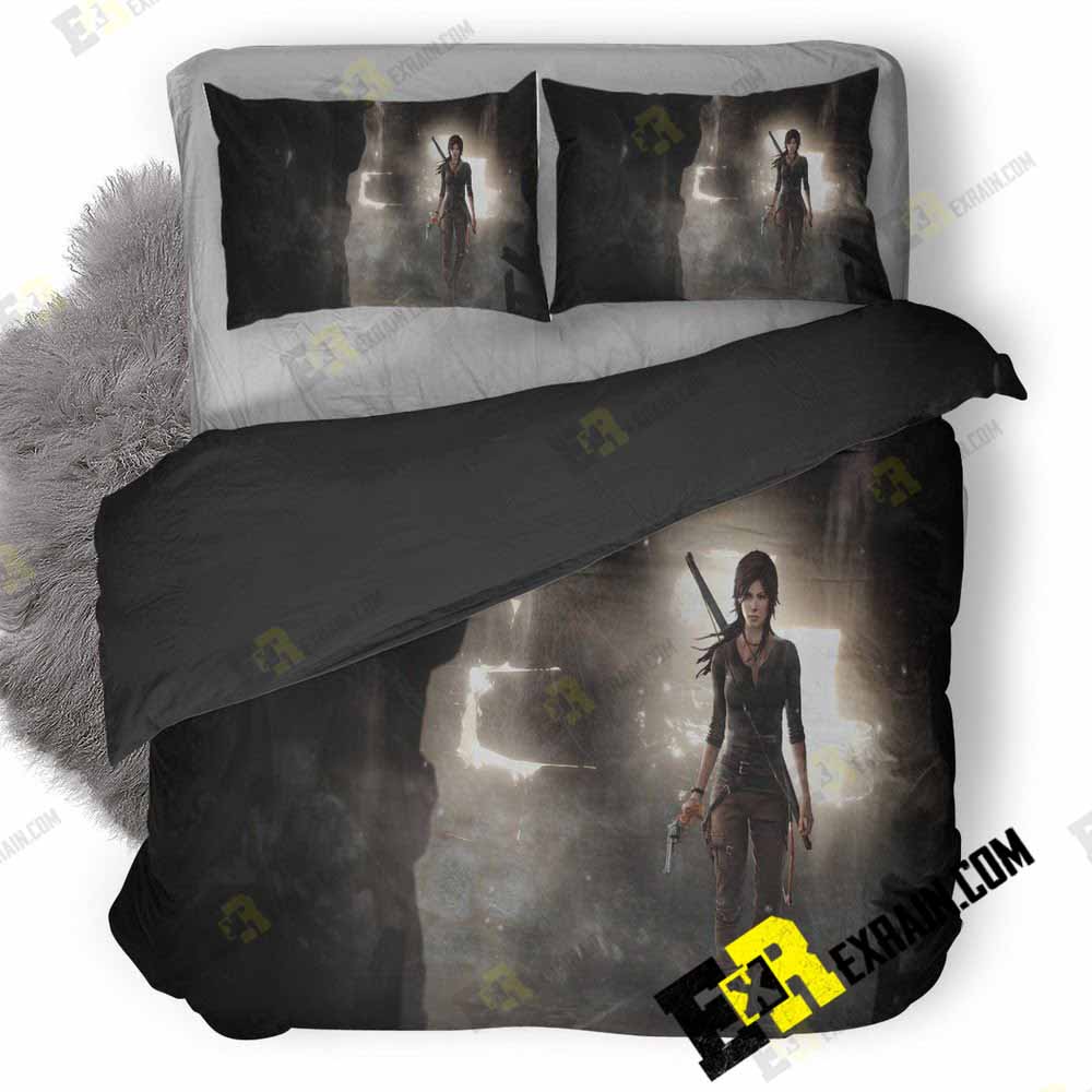 Lara Croft Game Vs 3D Customized Duvet Cover Bedding Set