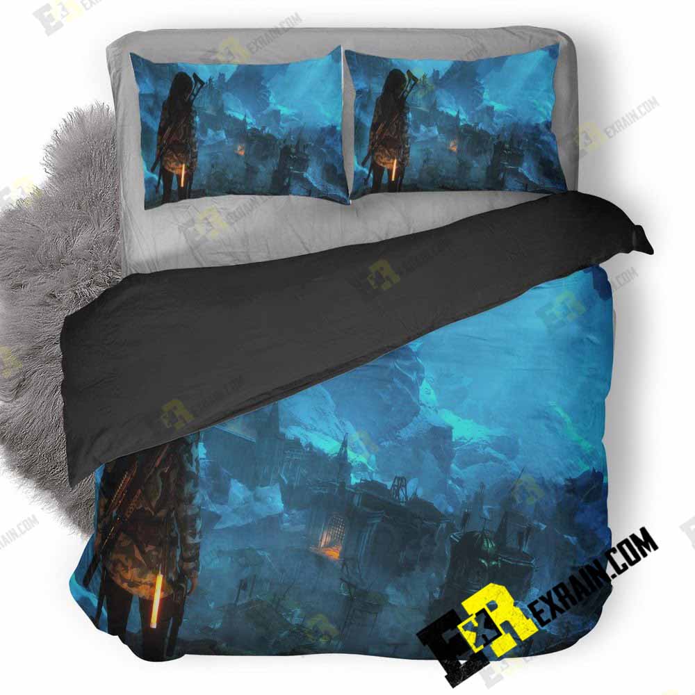 Lara Croft Rise Of The Tomb Raider 93 3D Customized Duvet Cover Bedding Set