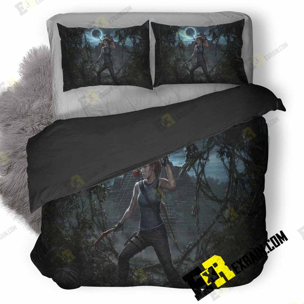 Lara Croft Shadow Of The Tomb Raider 3D 3D Customized Duvet Cover Bedding Set