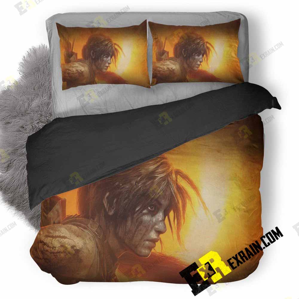 Lara Croft Shadow Of The Tomb Raider Vl 3D Customized Duvet Cover Bedding Set