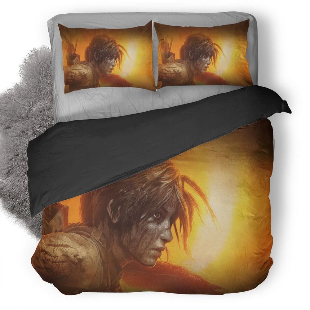 Lara Croft Tomb Raider Customized Duvet Cover Bedding Set