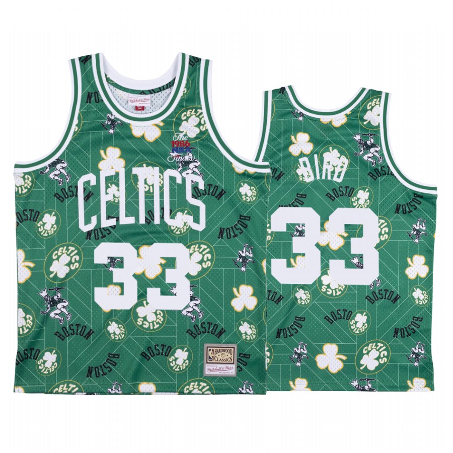 Larry Bird #33 Boston Celtics Green Tear Up Pack Jersey