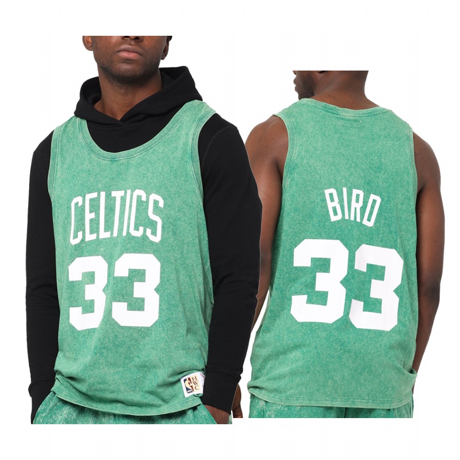 Larry Bird #33 Boston Celtics Quintessential Jersey Green