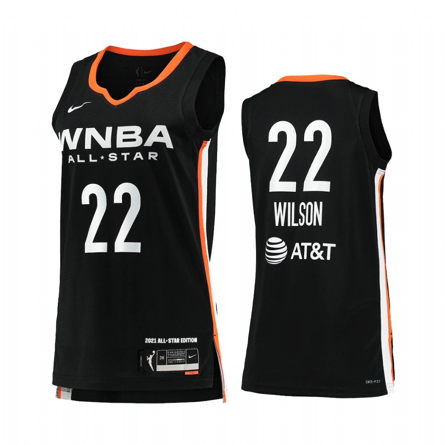 Las Vegas Aces A'ja Wilson 2021 WNBA All-Star Game Victory Women Black #22 Jersey