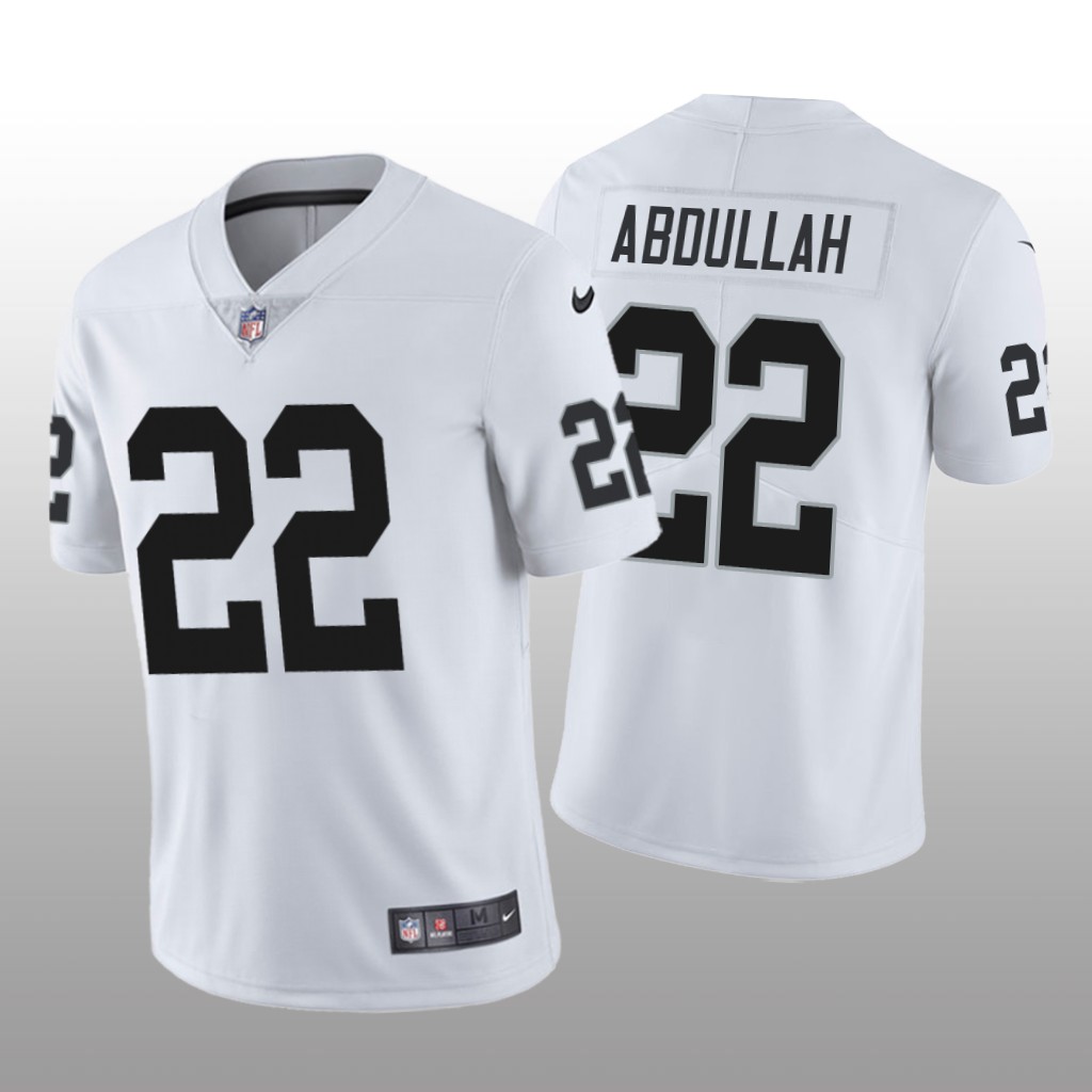 Las Vegas Raiders Ameer Abdullah White Jersey Vapor Limited - Men's