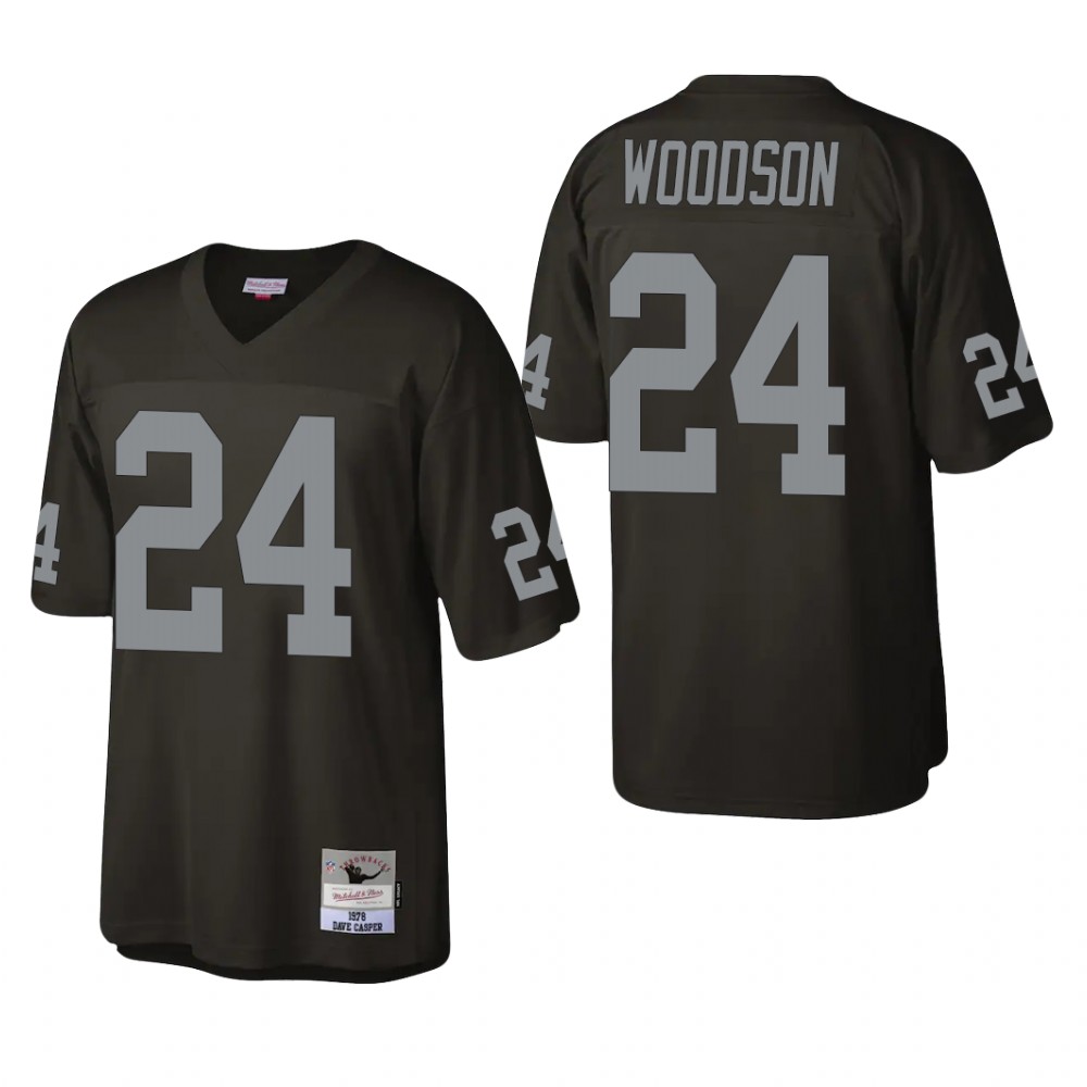 Las Vegas Raiders Charles Woodson Black Retired Player Legacy - Men's