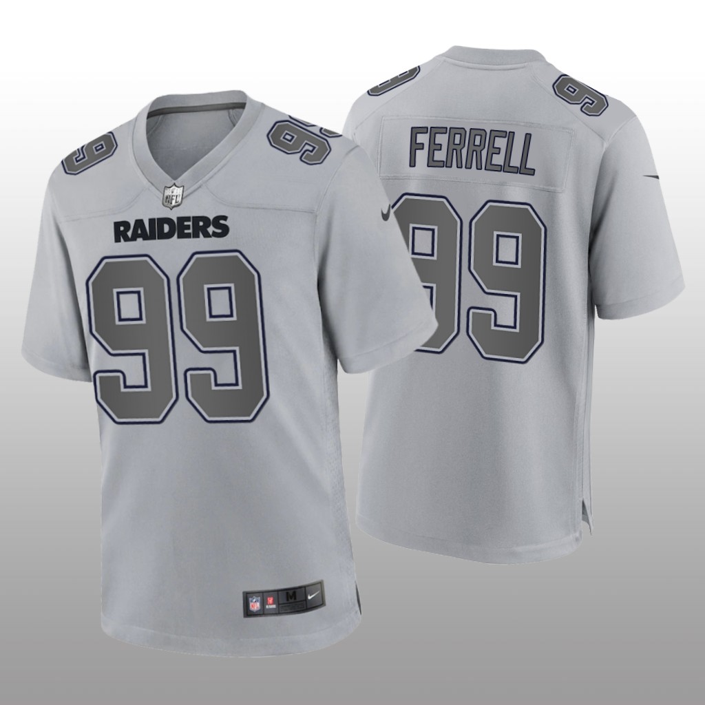Las Vegas Raiders Clelin Ferrell Gray Jersey Atmosphere Fashion Game - Men's