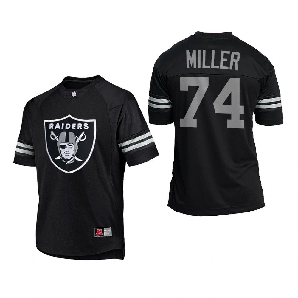 Las Vegas Raiders Kolton Miller Black New Season - Men's