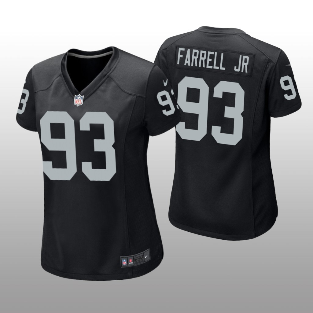 Las Vegas Raiders Neil Farrell Jr. Black Jersey Game - Women's