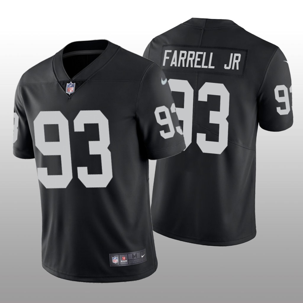 Las Vegas Raiders Neil Farrell Jr. Black Jersey Vapor Limited - Men's
