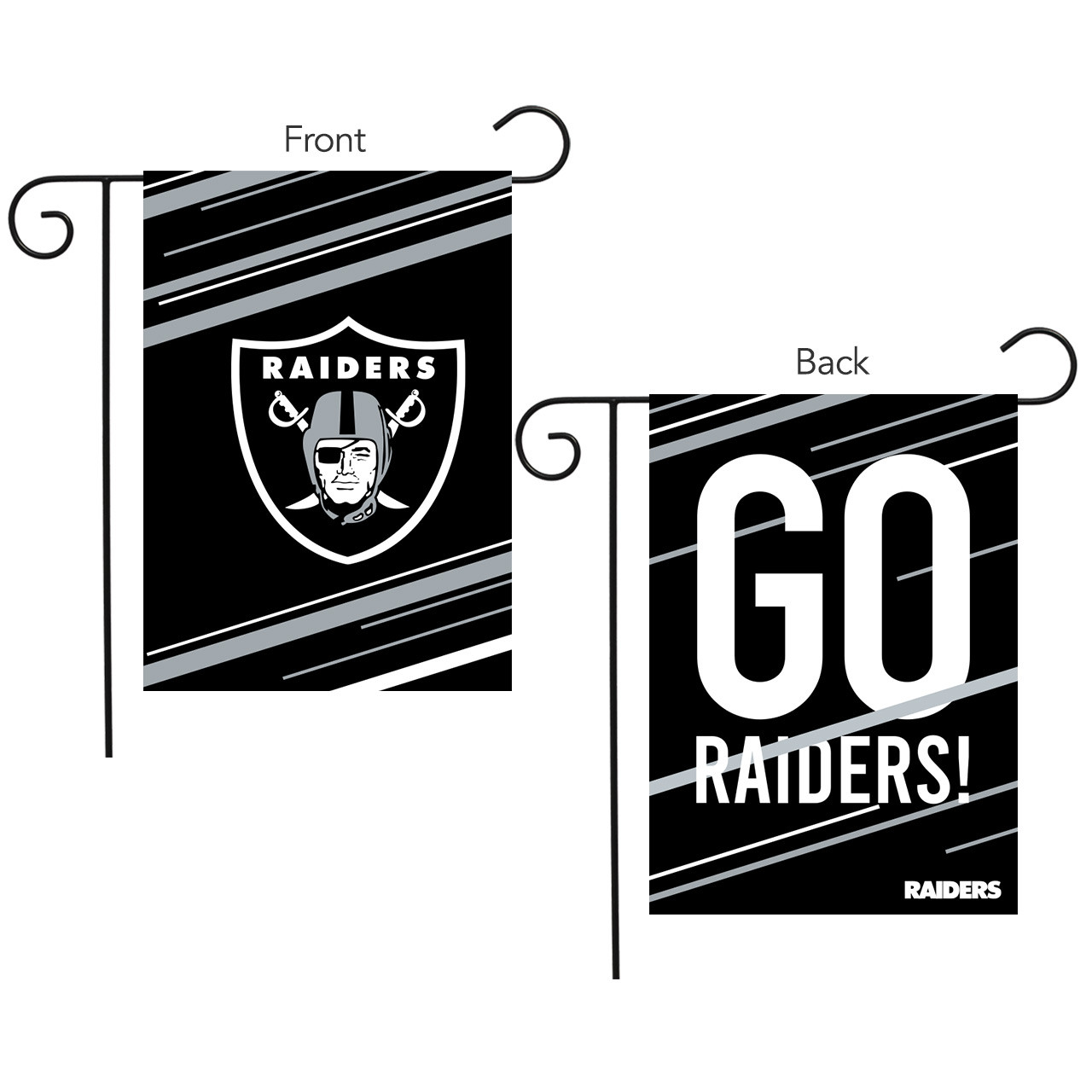Las Vegas Raiders Slogan NFL Garden Flag, House Flag