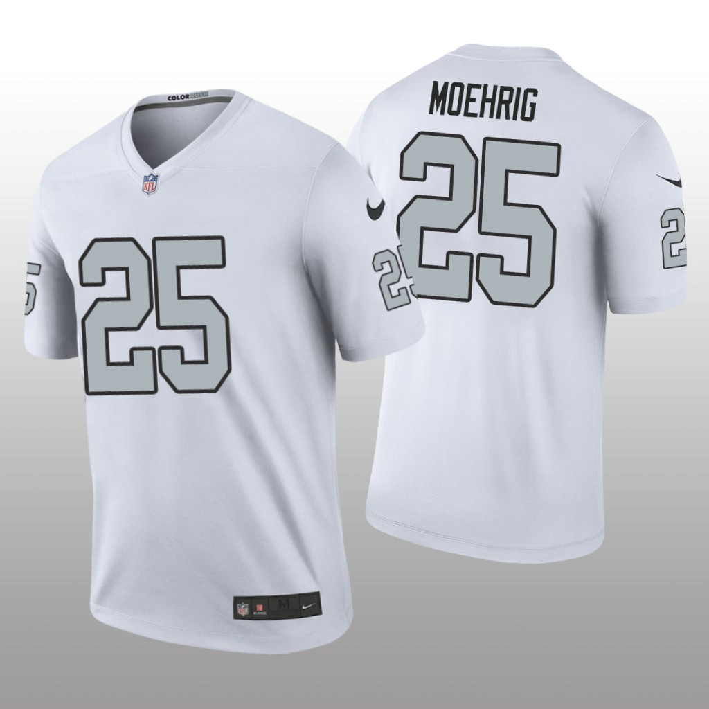 Las Vegas Raiders Trevon Moehrig White Jersey Color Rush Legend - Men's