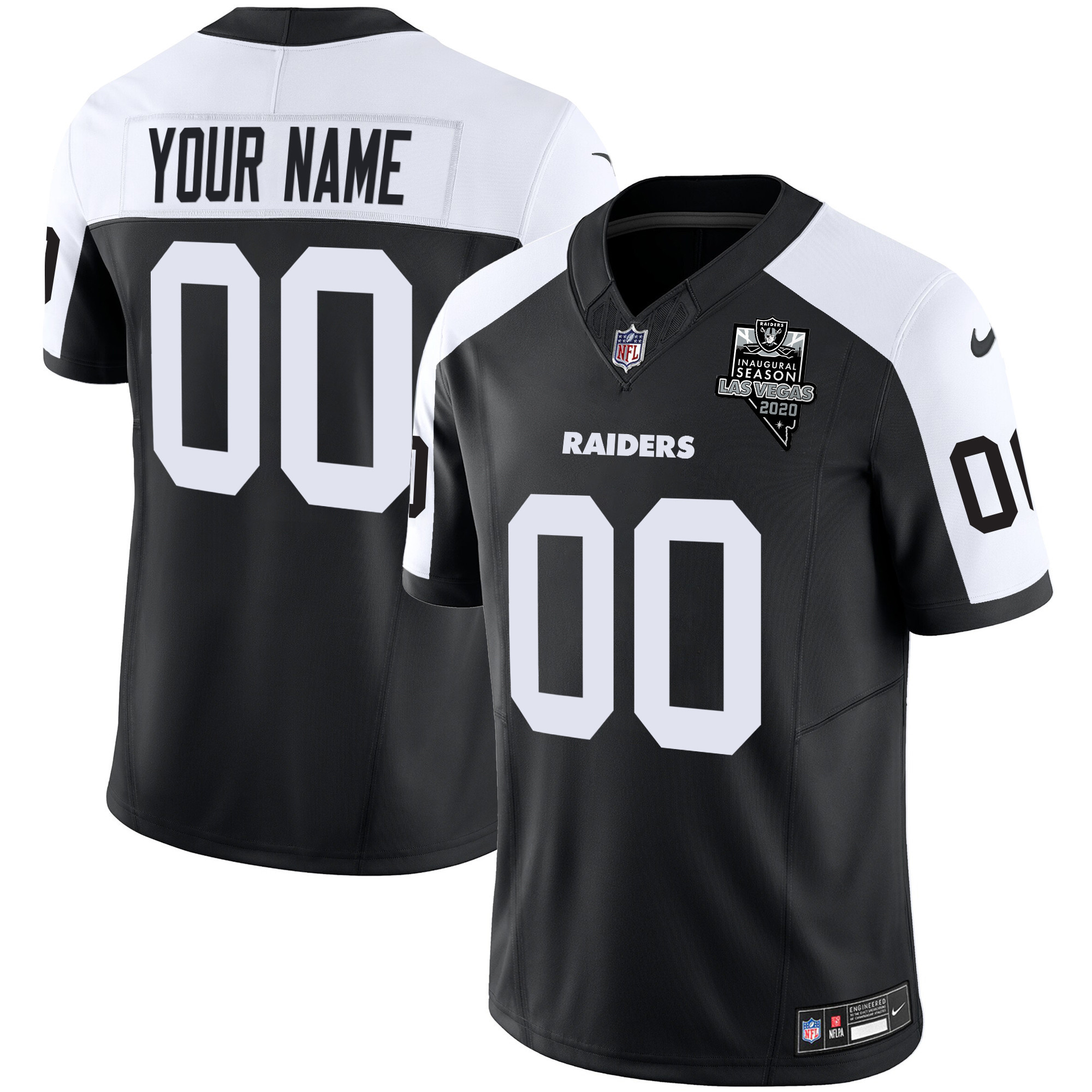 Las Vegas Raiders Vapor Limited Custom Alternate Jersey - All Stitched 
