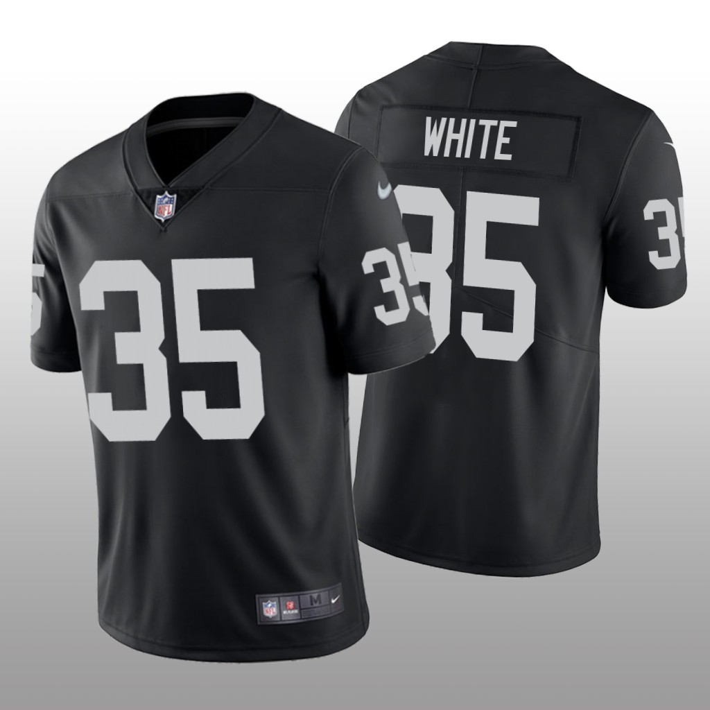 Las Vegas Raiders Zamir White Black Jersey Vapor Limited Men's