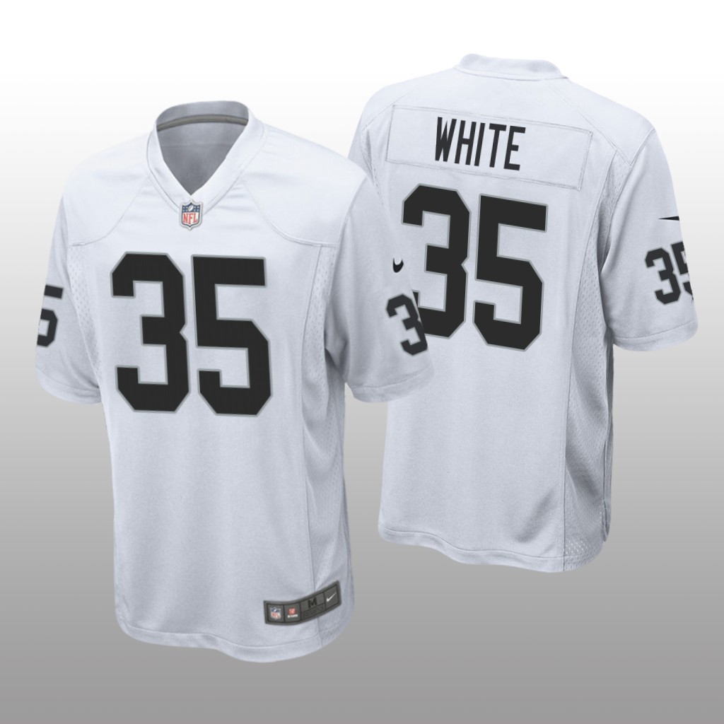 Las Vegas Raiders Zamir White White Jersey Game - Men's