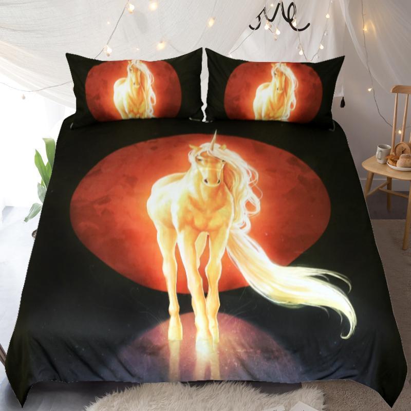 Last Unicorn By Jojoes Art Duvet Cover Bedding Set