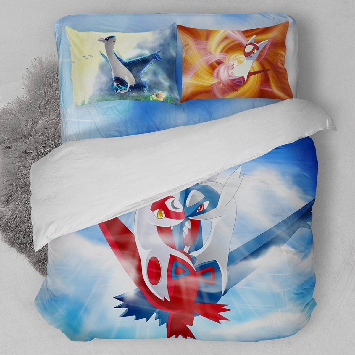 Latios-Latias Duvet Cover Bedding Set