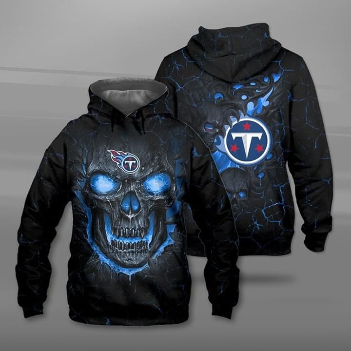 Lava skull tennessee titans printed 3D Hoodie
