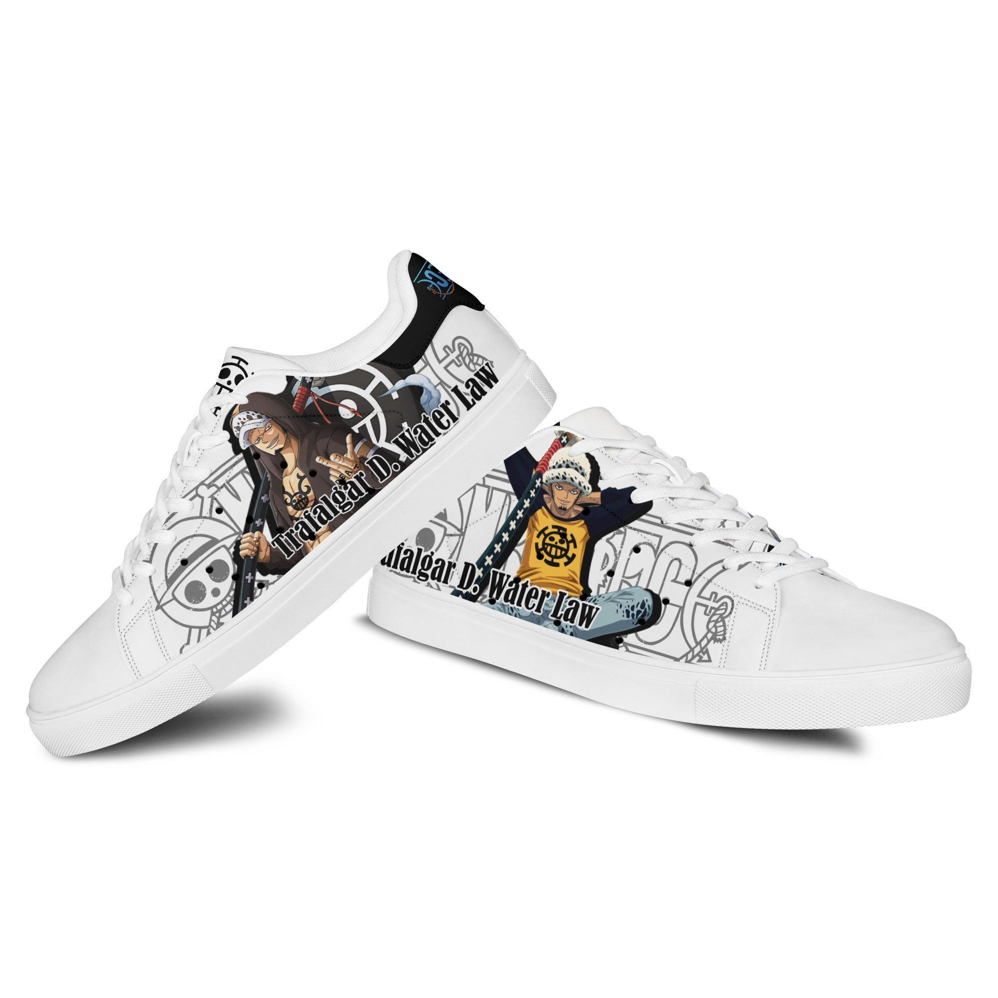 Law Skate Sneakers Custom Anime One Piece Shoes