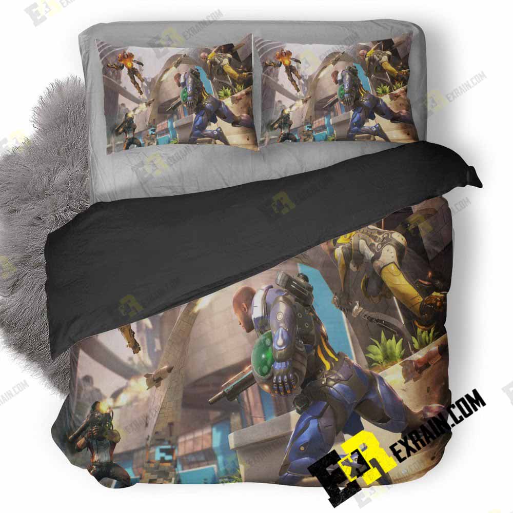 Lawbreakers Gameplay Rj 3D Customized Duvet Cover Bedding Set