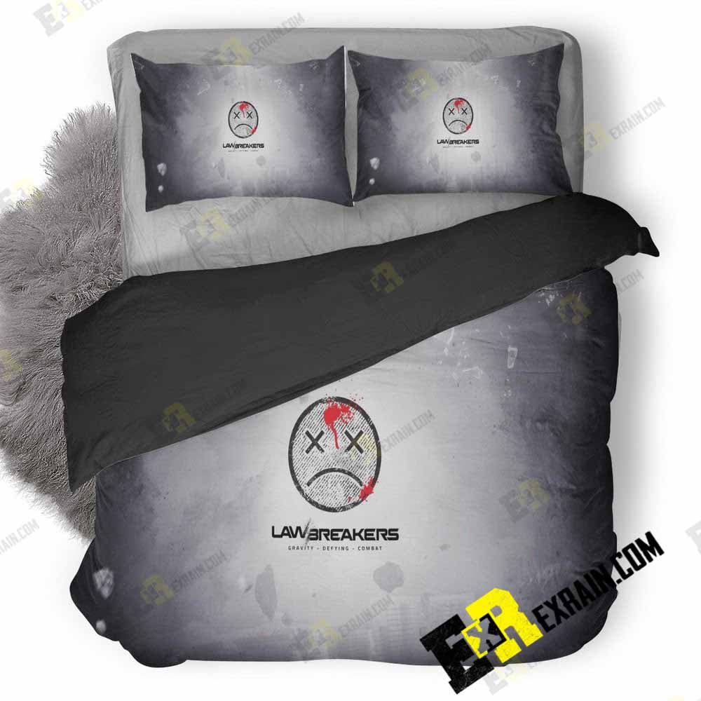 Lawbreakers Logo 3D 3D Customized Duvet Cover Bedding Set