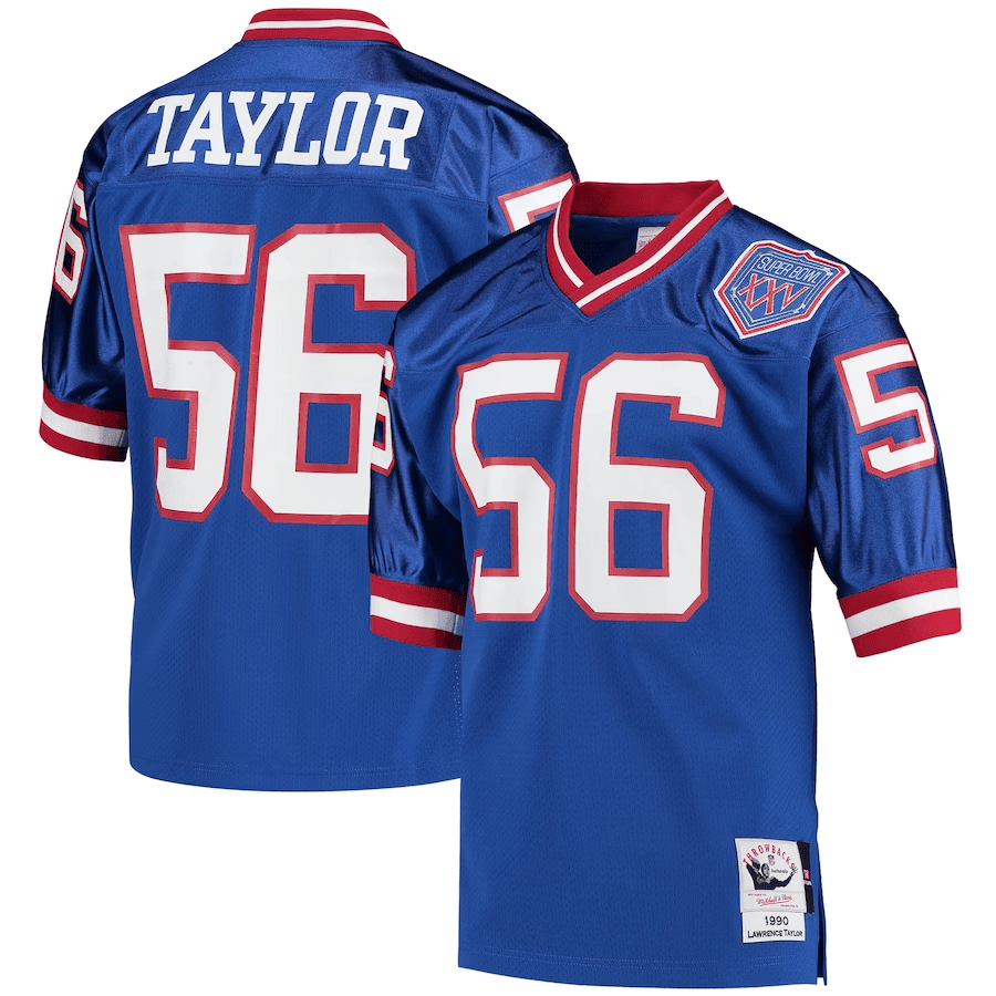Lawrence Taylor New York Giants Super Bowl Jersey - All Stitched 
