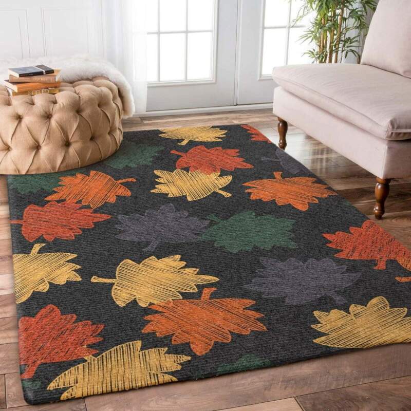 Leaf Rectangle Rug