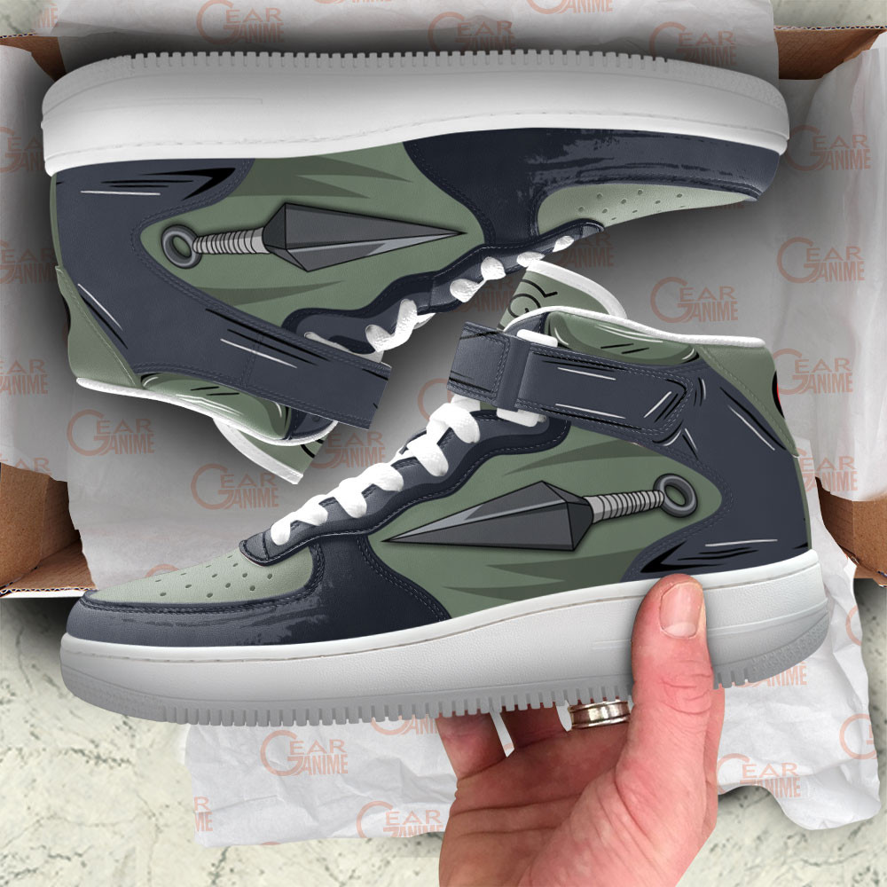 Leaf Village Costume Sneakers Air Mid Custom NRT Anime Shoes