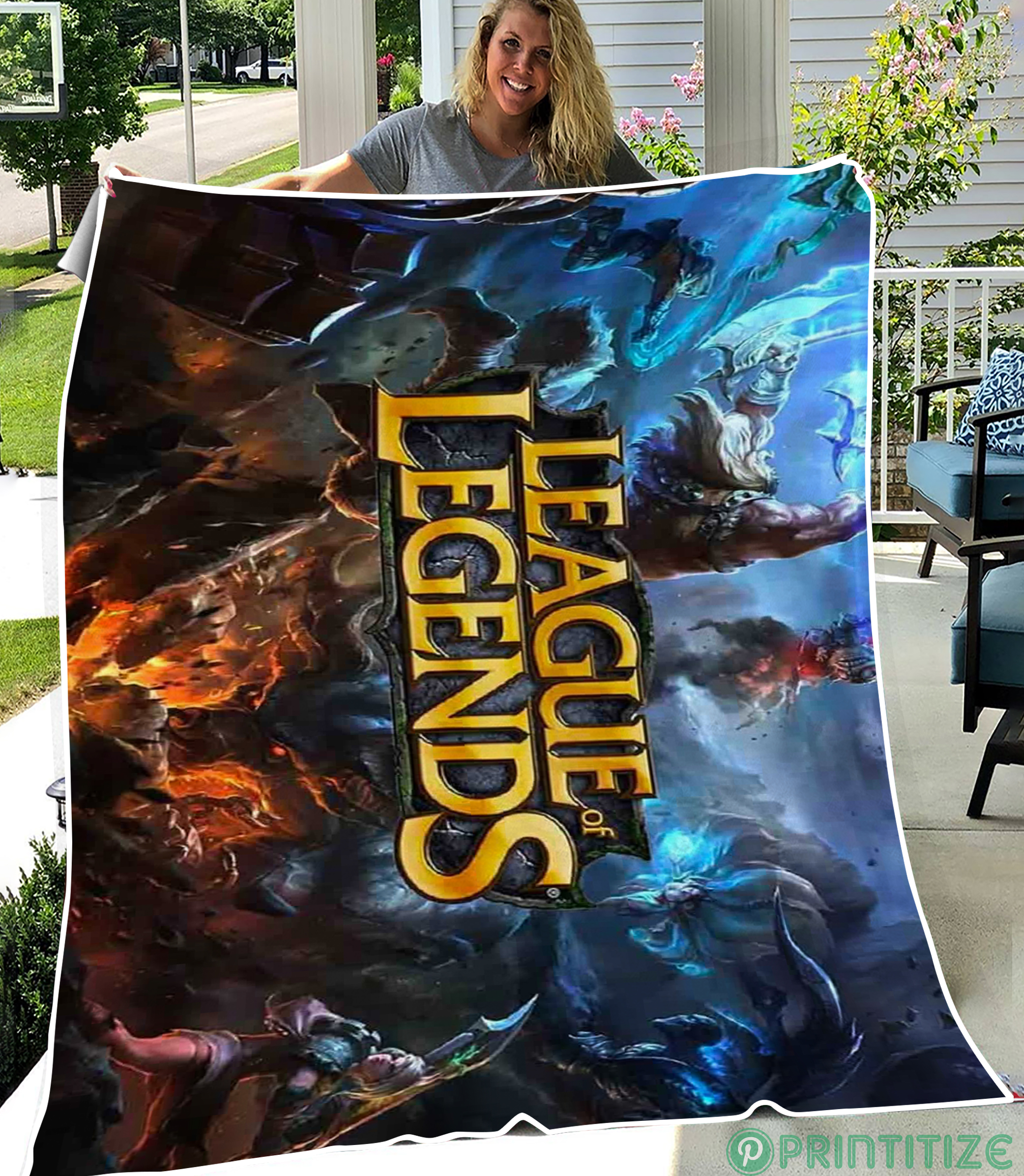 League Of Legend Themse Fleece Blanket