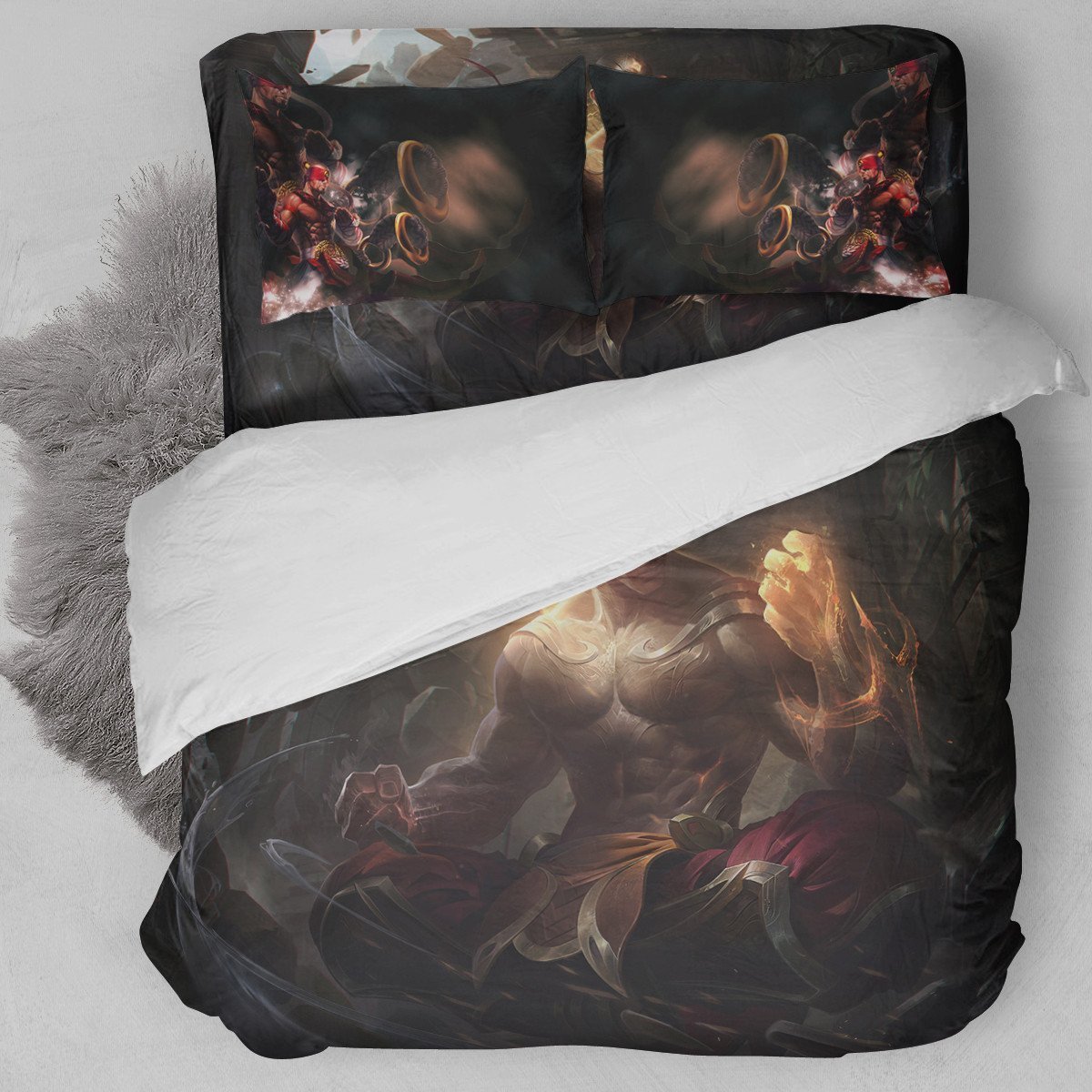 League Of Legends – God Fist Lee Sin Duvet Cover Bedding Set