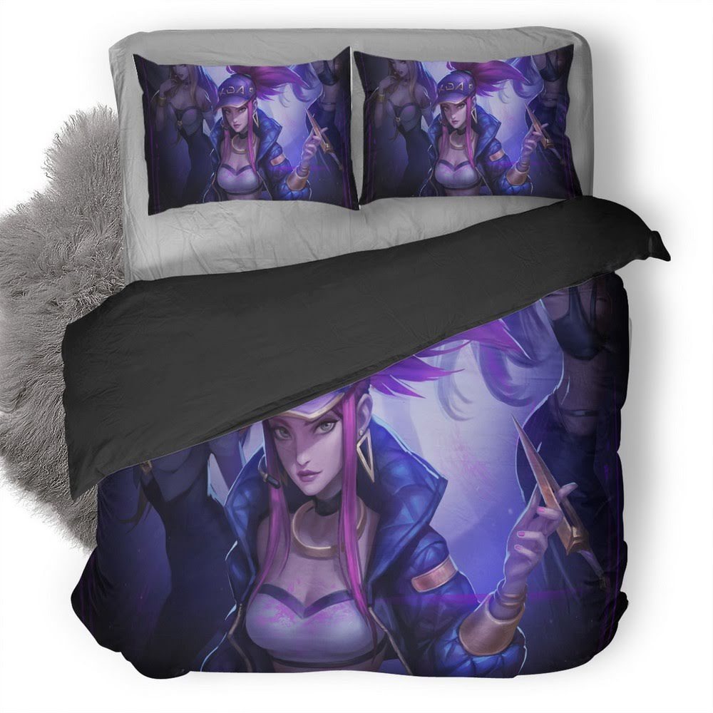 League Of Legends Akali 10 3D Customized Duvet Cover Bedding Set