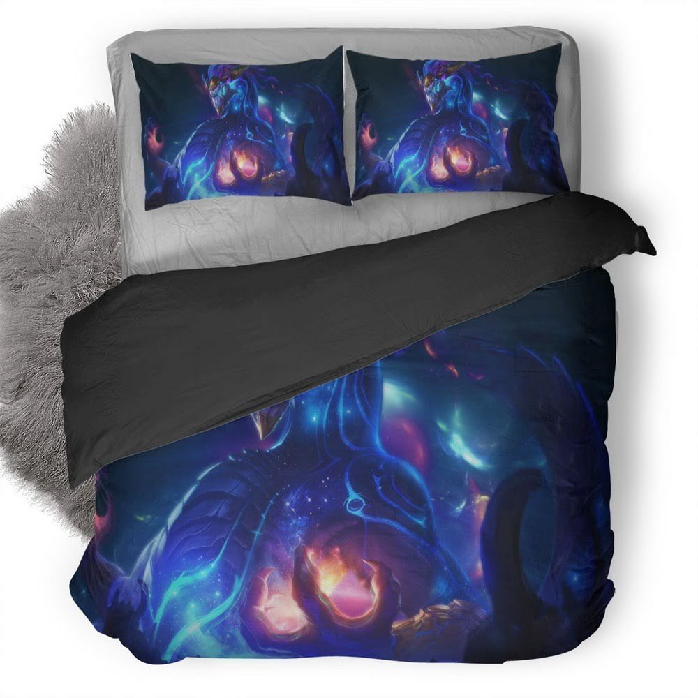 League Of Legends Aurelion Sol 3D Customized Duvet Cover Bedding Set
